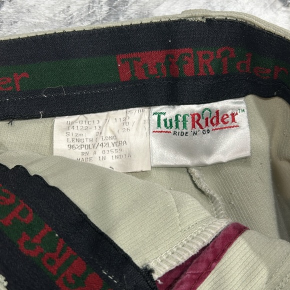 Tuff Rider Riding Pants Size 26 Long - Picture 8 of 9